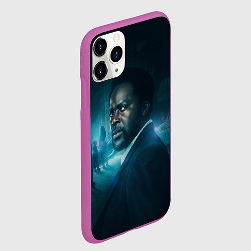 Чехол iPhone 11 Pro матовый Извне / 3D-Фиолетовый – фото 2
