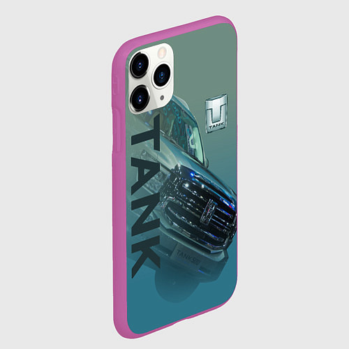 Чехол iPhone 11 Pro матовый Tank 500 / 3D-Фиолетовый – фото 2