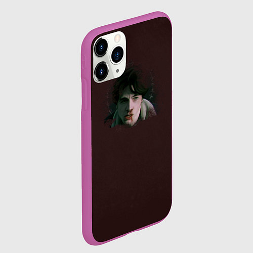 Чехол iPhone 11 Pro матовый Wayne / 3D-Фиолетовый – фото 2