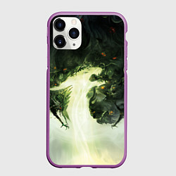 Чехол iPhone 11 Pro матовый Illustration Dragon Age Inquisition, цвет: 3D-фиолетовый
