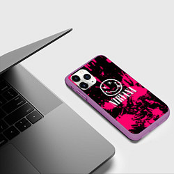 Чехол iPhone 11 Pro матовый Nirvana pink color, цвет: 3D-фиолетовый — фото 2