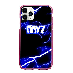 Чехол iPhone 11 Pro матовый DayZ storm steel, цвет: 3D-малиновый