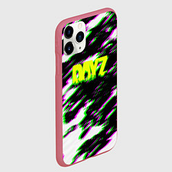 Чехол iPhone 11 Pro матовый Dayz кислотные краски, цвет: 3D-малиновый — фото 2