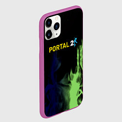 Чехол iPhone 11 Pro матовый Portal fire steel, цвет: 3D-фиолетовый — фото 2
