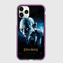 Чехол iPhone 11 Pro матовый Lord of the rings - gollum, цвет: 3D-фиолетовый