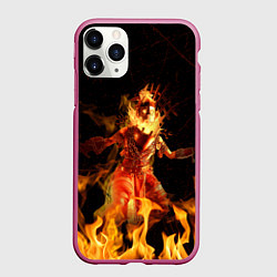 Чехол iPhone 11 Pro матовый Sienna Fuegonasus - Warhammer, цвет: 3D-малиновый