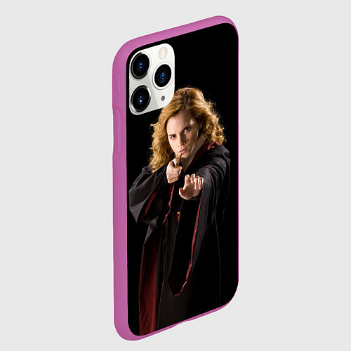 Чехол iPhone 11 Pro матовый Hermione Jean Granger / 3D-Фиолетовый – фото 2