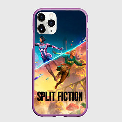 Чехол iPhone 11 Pro матовый Главные герои Split fiction, цвет: 3D-фиолетовый