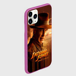 Чехол iPhone 11 Pro матовый Indiana Jones and the Great Circle, цвет: 3D-фиолетовый — фото 2