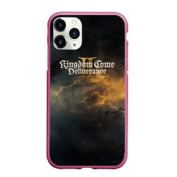 Чехол iPhone 11 Pro матовый Kingdom Come Deliverance 2 dark style, цвет: 3D-малиновый