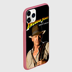 Чехол iPhone 11 Pro матовый Indiana Jones and the Great Circle, цвет: 3D-малиновый — фото 2