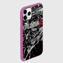 Чехол iPhone 11 Pro матовый Civilization VII, цвет: 3D-фиолетовый — фото 2