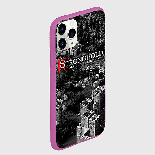 Чехол iPhone 11 Pro матовый Stronghold Crusader Definitive Edition / 3D-Фиолетовый – фото 2