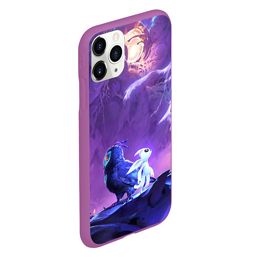 Чехол iPhone 11 Pro матовый Ori and the Will of the Wisps / 3D-Фиолетовый – фото 2