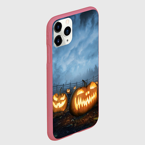 Чехол iPhone 11 Pro матовый Костюмы для halloween / 3D-Малиновый – фото 2