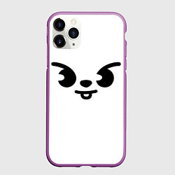 Чехол iPhone 11 Pro матовый Leebit skzoo, цвет: 3D-фиолетовый