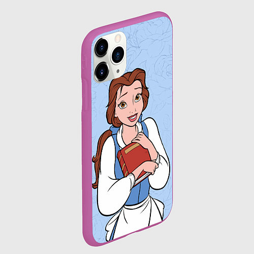 Чехол iPhone 11 Pro матовый Beautiful Belle - big pictures / 3D-Фиолетовый – фото 2