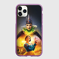 Чехол iPhone 11 Pro матовый Белоснежка и Мачеха, цвет: 3D-фиолетовый