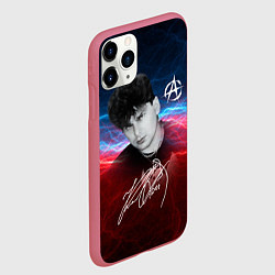 Чехол iPhone 11 Pro матовый Юрий Клинских автограф, цвет: 3D-малиновый — фото 2