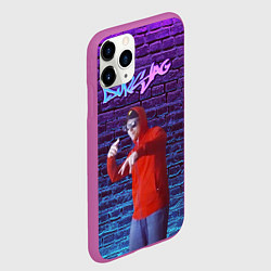 Чехол iPhone 11 Pro матовый DURSLAG, цвет: 3D-фиолетовый — фото 2