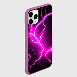Чехол iPhone 11 Pro матовый The color is pink and black, цвет: 3D-фиолетовый — фото 2