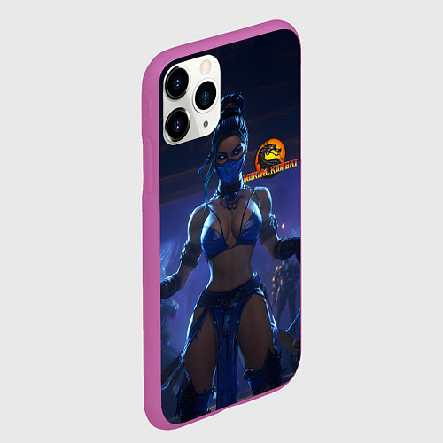 Чехол iPhone 11 Pro матовый Kitana Fantasy / 3D-Фиолетовый – фото 2