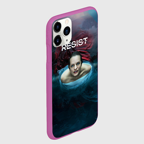 Чехол iPhone 11 Pro матовый Рассказ служанки - Джун / 3D-Фиолетовый – фото 2