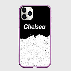 Чехол iPhone 11 Pro матовый Chelsea ночь, цвет: 3D-фиолетовый