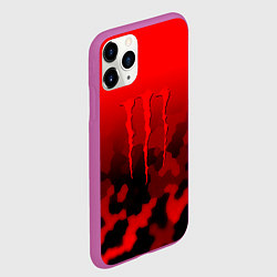 Чехол iPhone 11 Pro матовый Monster energy camored, цвет: 3D-фиолетовый — фото 2