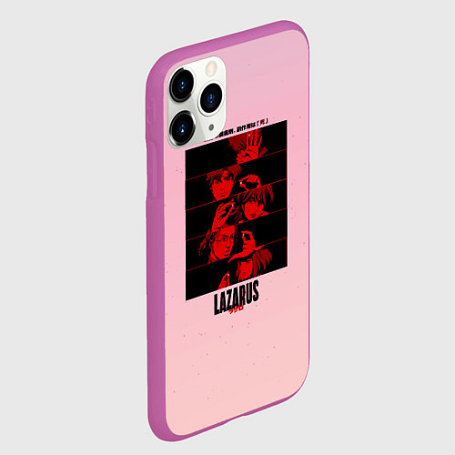 Чехол iPhone 11 Pro матовый Lazarus Art / 3D-Фиолетовый – фото 2