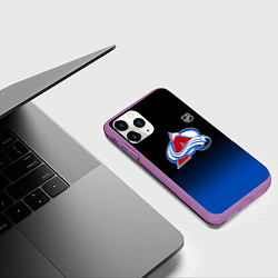 Чехол iPhone 11 Pro матовый Колорадо Эвеланш - градиент, цвет: 3D-фиолетовый — фото 2