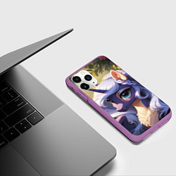 Чехол iPhone 11 Pro матовый Принцесса пони - Мой Маленький Пони, цвет: 3D-фиолетовый — фото 2