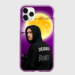 Чехол iPhone 11 Pro матовый Deadboy Bones, цвет: 3D-фиолетовый