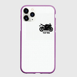 Чехол iPhone 11 Pro матовый Sports bikes, цвет: 3D-фиолетовый