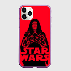 Чехол iPhone 11 Pro матовый Star wars - Darth Sidious, цвет: 3D-фиолетовый