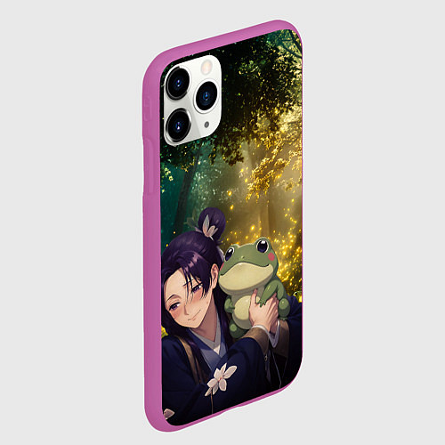 Чехол iPhone 11 Pro матовый Жэньши и лягушка - Монолог Фармацевта / 3D-Фиолетовый – фото 2