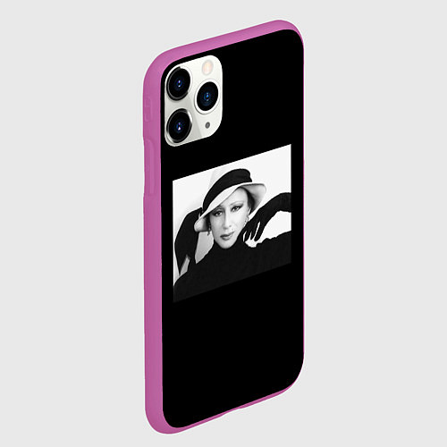 Чехол iPhone 11 Pro матовый Maya Plisetskaya / 3D-Фиолетовый – фото 2