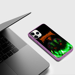 Чехол iPhone 11 Pro матовый XXXTentacion hardcore, цвет: 3D-фиолетовый — фото 2