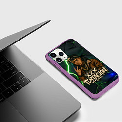 Чехол iPhone 11 Pro матовый XXXTentacion anime style, цвет: 3D-фиолетовый — фото 2