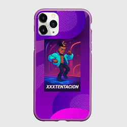 Чехол iPhone 11 Pro матовый XXXTentacion танцует в стиле 80х