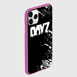 Чехол iPhone 11 Pro матовый Dayz брызги красок, цвет: 3D-фиолетовый — фото 2