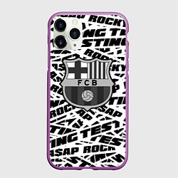 Чехол iPhone 11 Pro матовый AAP Rocky barcelona, цвет: 3D-фиолетовый