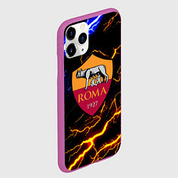 Чехол iPhone 11 Pro матовый ROMA storm rlectro, цвет: 3D-фиолетовый — фото 2