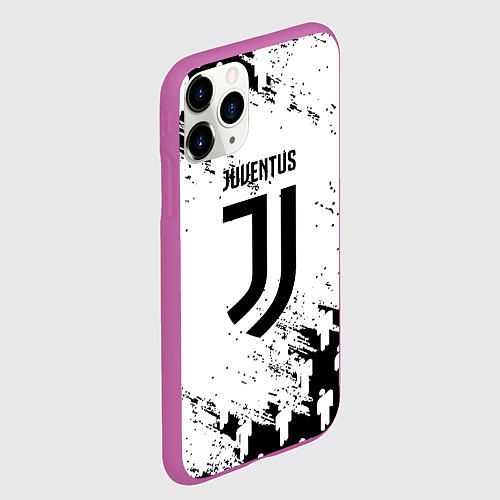 Чехол iPhone 11 Pro матовый Juventus люди спорт / 3D-Фиолетовый – фото 2