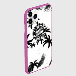 Чехол iPhone 11 Pro матовый Бавария Мюнхен тропики, цвет: 3D-фиолетовый — фото 2