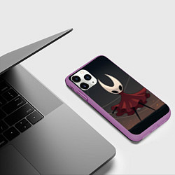 Чехол iPhone 11 Pro матовый Hollow Knight - Silksong, цвет: 3D-фиолетовый — фото 2