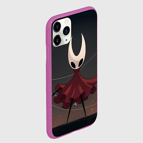 Чехол iPhone 11 Pro матовый Hollow Knight - Silksong / 3D-Фиолетовый – фото 2