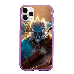 Чехол iPhone 11 Pro матовый Phantom Lancer, цвет: 3D-фиолетовый