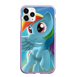 Чехол iPhone 11 Pro матовый My littlle pony, цвет: 3D-светло-сиреневый