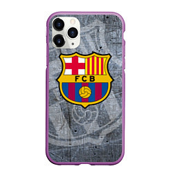 Чехол iPhone 11 Pro матовый Barcelona, цвет: 3D-фиолетовый